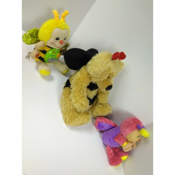VTECH SOUND BEE, Cabbage Patch Kids Butterfly, Russ Berrie BREEZY BEE bear Plush - Picture 2 of 8